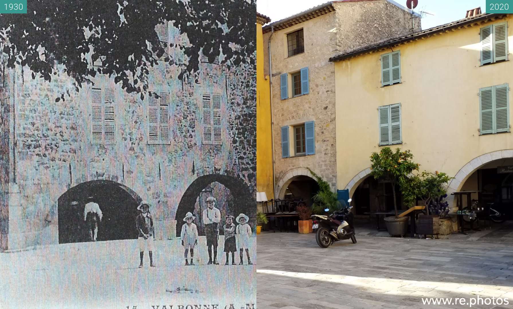 Before And After Place Des Arcades Avec Enfants Valbonne Mai 2020