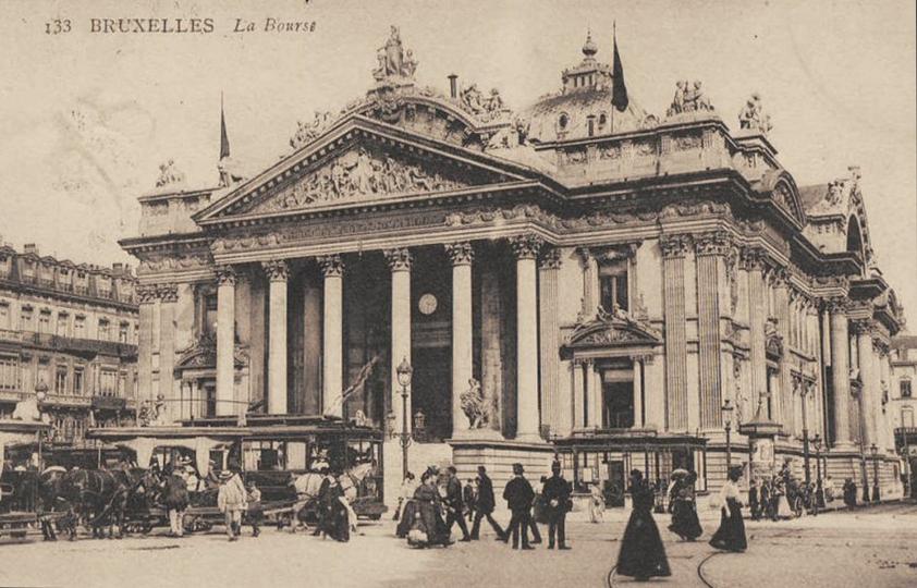 Before And After Place De La Bourse 1900 2018 Apr 01