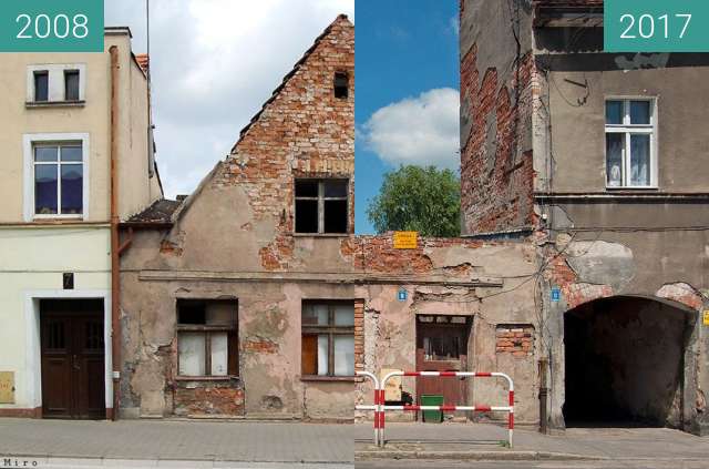 Before-and-after picture of Góra between 2008 and 2017