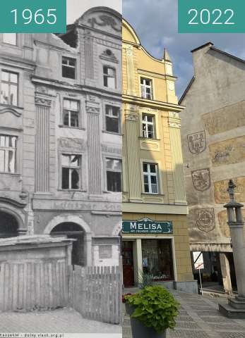 Before-and-after picture of Klodzko between 1965 and 2022-Jul-27