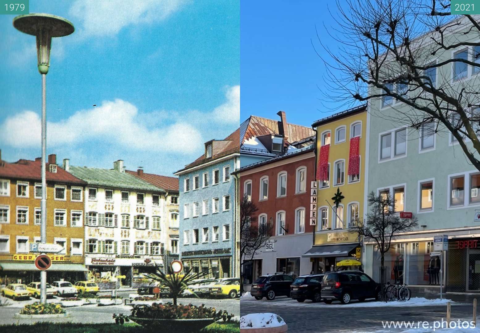 before-and-after-stadtplatz-traunstein-ansichtskarte-1979-2021-jan-15