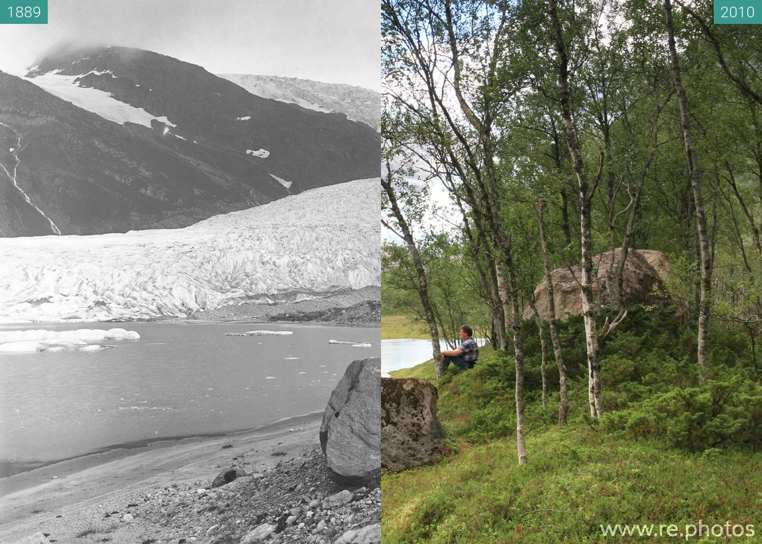 Glacial Erosion Before And After